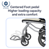 Ultra-Light Aluminum Folding Wheelchair 10.5kg One-Step Fold 360° Armrest