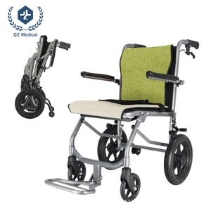 Ultra-Light Aluminum Folding Wheelchair 10.5kg One-Step Fold 360&deg; Armrest