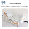 Electric 3-Function Medical Bed with 75° Backrest & 30° Leg Lift - 42-68cm Height Adjustment, Perforated Surface & Remote Control for Hospitals/Nursing Homes