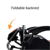11.3kg Ultra-Light Foldable Wheelchair with 14" All-Terrain Wheels & Electromagnetic Brake | 100kg Capacity & Dual-Fork Frame | ISO-Certified Portable Mobility Aid for Elderly/Travel