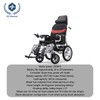 Elderly Electric Wheelchair 150kg Capacity 160 Degree Recline EABS Braking System 500W Dual Motor Foldable Medical Mobility Chair