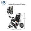 Ultra-Smart Electric Wheelchair with App Control 27kg Lightweight UN38.3 Certified