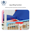 Pediatric Care Bed with Adjustable Backrest & Leg Lift Function 189×90×128cm