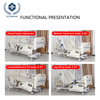 Premium Five-Function Electric Nursing Bed Four-Piece ABS Guardrails 250kg Capacity
