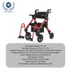 Premium Dual-Mode Aluminum Frame Mobility Cart with Seat Storage 136kg Capacity