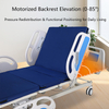 Heavy Duty 280kg Electric Medical Bed with Adjustable BackrestLegrest & Fowler Positioning - Cold-Rolled Steel Hospital Bed for ElderlyParalyzed Patients, Includes ABS Safety Rails & Food-Grade Tray