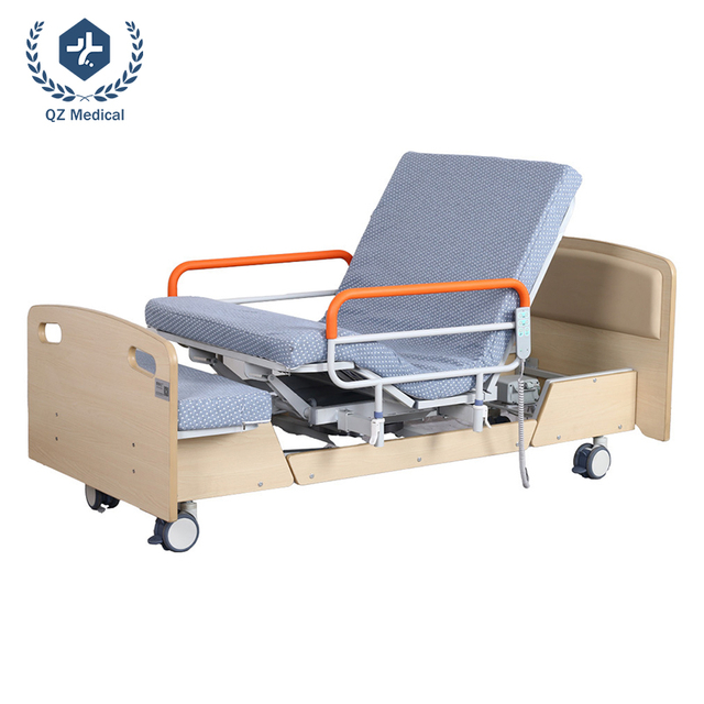 Electric Three-Function Rotating Nursing Bed 90° Rotation Intelligent Remote Control