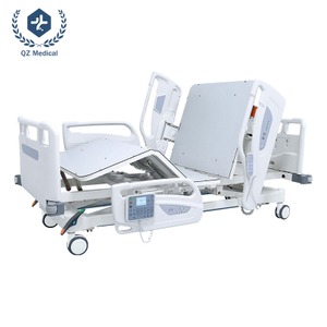 Electric Five Function Hospital Bed 250kg Capacity X-Ray Translucent Back Plate Built-in Weighing System 430-720mm Height Adjustment CE Certified Medical Bed