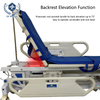 Multi-Function Medical Transfer Bed with Adjustable Backrest And Safety Features