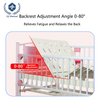Pediatric Care Bed with Soft-Rise Guardrails 188×93cm