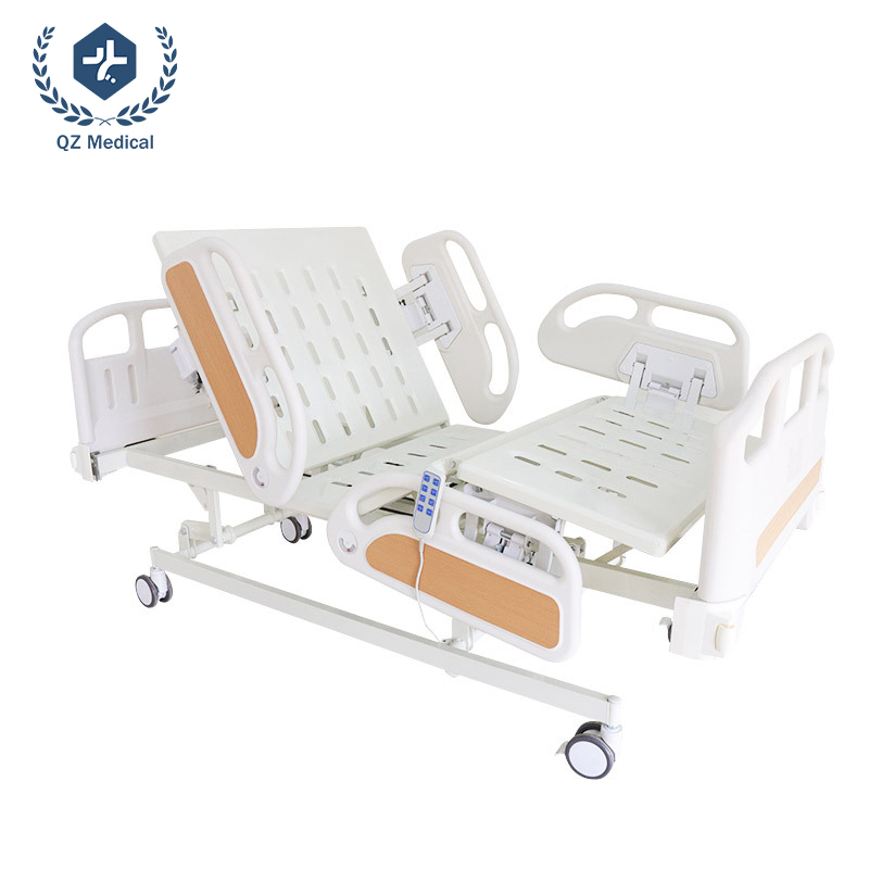 Electric 3-Function Medical Bed with 75° Backrest & 30° Leg Lift - 42-68cm Height Adjustment, Perforated Surface & Remote Control for Hospitals/Nursing Homes