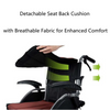 11.3kg Ultra-Light Foldable Wheelchair with 14" All-Terrain Wheels & Electromagnetic Brake | 100kg Capacity & Dual-Fork Frame | ISO-Certified Portable Mobility Aid for Elderly/Travel