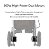 500W Dual Motor Foldable Electric Wheelchair | 17.5kg Lightweight & 17° Slope Climbing | A7003 Aviation Aluminum Frame with EABS Brake & ISO 7176 Certified