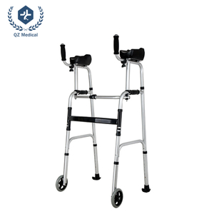 Dual-Arm Mobility Walker with Ergonomic Support 7-Height Adjustable