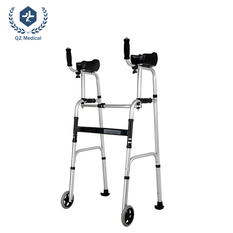 Dual-Arm Mobility Walker with Ergonomic Support 7-Height Adjustable