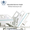 Electric Three Function Hospital Bed with Adjustable Height Backrest and Leg Support for Medical and Elderly Care