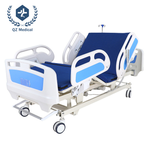 Heavy Duty 280kg Electric Medical Bed with Adjustable BackrestLegrest & Fowler Positioning - Cold-Rolled Steel Hospital Bed for ElderlyParalyzed Patients, Includes ABS Safety Rails & Food-Grade Tray
