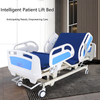 Heavy Duty 280kg Electric Medical Bed with Adjustable BackrestLegrest & Fowler Positioning - Cold-Rolled Steel Hospital Bed for ElderlyParalyzed Patients, Includes ABS Safety Rails & Food-Grade Tray