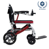 Foldable Electric Wheelchair 15km Long Range | 200W Brushless Motor & IP67 Battery | 18kg Lightweight with 10.5" All-Terrain Wheels for Elderly/Disabled