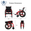 Premium Lightweight Manual Wheelchair 15.2kg Dual Brake Anti-Tip