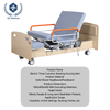 Electric Three-Function Rotating Nursing Bed 90° Rotation Intelligent Remote Control