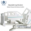 Electric Three Function Hospital Bed with Adjustable Height Backrest and Leg Support for Medical and Elderly Care
