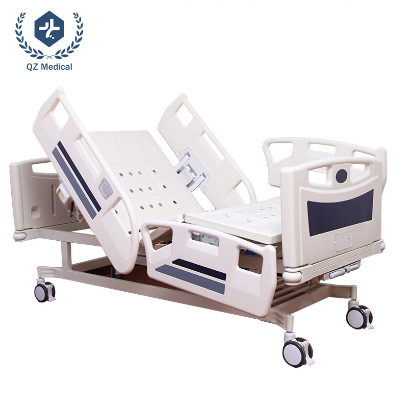 Manual Double-Crank Nursing Bed with 75° Backrest & 20° Leg Lift - 800lbs Heavy-Duty Frame, Full-wrap Angle Indicator Guardrails & Gas-Spring Lift (195x90cm)