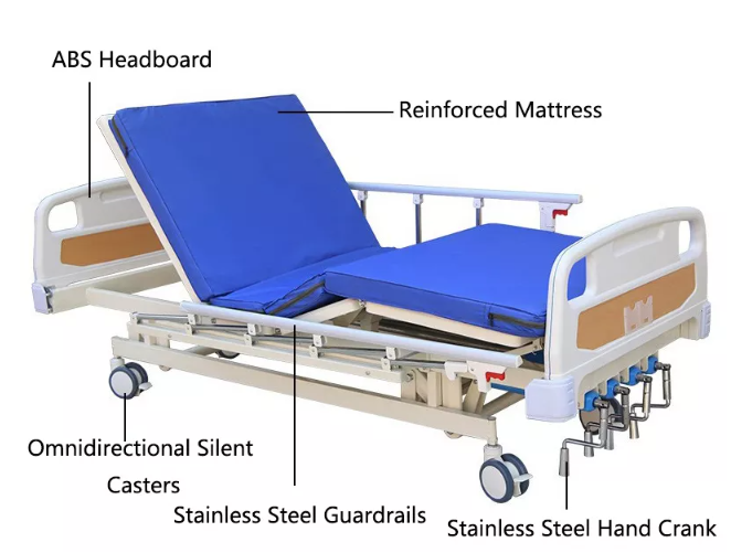 Function Manual Hospital Bed