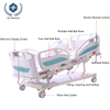 Electric Eight Function ICU Bed 250kg Capacity Multi Position Hospital Bed with Turning Leg Elevation CE Certified