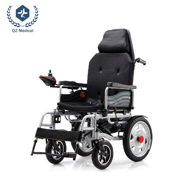 Elderly Electric Wheelchair 150kg Capacity 160 Degree Recline EABS Braking System 500W Dual Motor Foldable Medical Mobility Chair