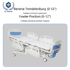 Manual 5-Function Care Bed with Front/Back Tilt 224×99cm