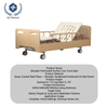 Wooden Perforated Double-Roll Nursing Bed with Adjustable Backrest & Leg Elevation