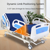 Heavy Duty 280kg Electric Medical Bed with Adjustable BackrestLegrest & Fowler Positioning - Cold-Rolled Steel Hospital Bed for ElderlyParalyzed Patients, Includes ABS Safety Rails & Food-Grade Tray