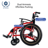 Premium Lightweight Manual Wheelchair 15.2kg Dual Brake Anti-Tip