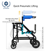 Hemiplegia Recovery Walker Air-Pressure Lift Suspension Seat 200lbs Steel
