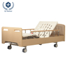 Wooden Perforated Double-Roll Nursing Bed with Adjustable Backrest & Leg Elevation
