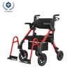 Premium Dual-Mode Aluminum Frame Mobility Cart with Seat Storage 136kg Capacity