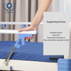 Dual Crank Adjustable Hospital Bed with 250kg Capacity & ISO 9001/13485 Certified - 80° Backrest & 40° Leg Tilt for Elderly/Paralyzed Patients, Steel-Wood Composite Frame & Antibacterial Mattress