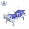 Dual-Crank Manual Nursing Bed with 80° Backrest & ISO Certification - 180kg Capacity Spray-Coated Steel Bed for Hospitals/Homecare, Foldable Guardrails & Silent Wheels Included
