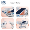 8-Function ICU Bed | Heavy-Duty Electric Medical Bed for Critical Care & Post-Surgery Recovery | ISO 13485 Certified | Hospital & Home Use | Silent Motor & 340kg Load Capacity | CPR Emergency Response