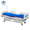 Professional Manual Three Crank Hospital Bed 200kg Capacity ABS Bed Boards PP Guardrails Medical Grade Casters