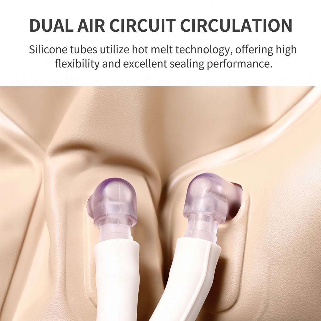 Replaceable tubular air cells with laser micro-ventilation and quick-release emergency CPR pull valve