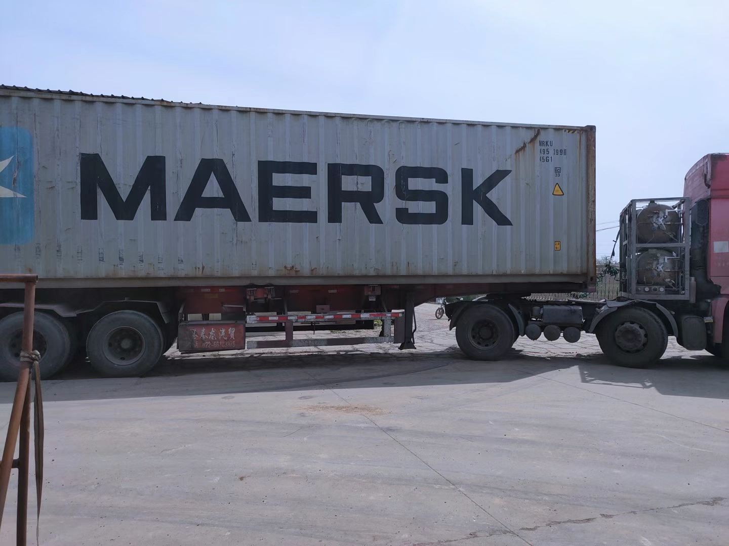 Palletized container shipment of anti corrosion hospital beds packed 76 units per 40HQ container