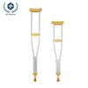 Adjustable Aluminum Underarm Crutch with Double Extruded Center Tube