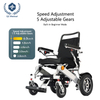 APP Controlled Folding Electric Wheelchair with Recline