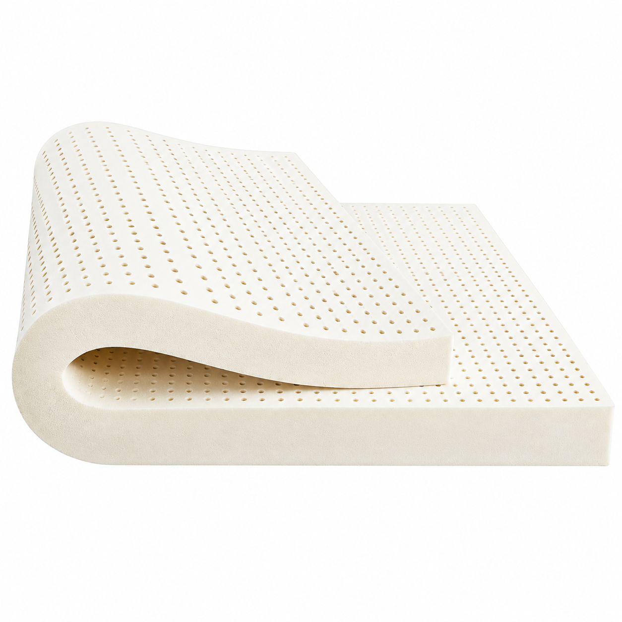 Honeycomb breathable natural latex mattress core for medical bed pressure relief