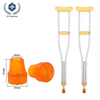 Adjustable Aluminum Underarm Crutch with Double Extruded Center Tube